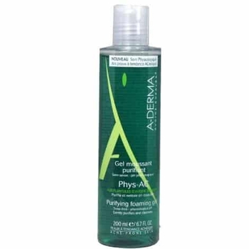 aderma gel moussant purifiant phys ac 200ml