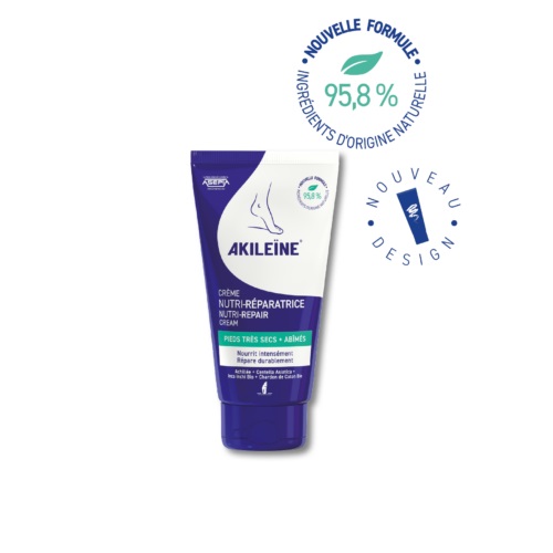 Akileine Crème Nutri-Réparatrice Pieds Secs 75 ml