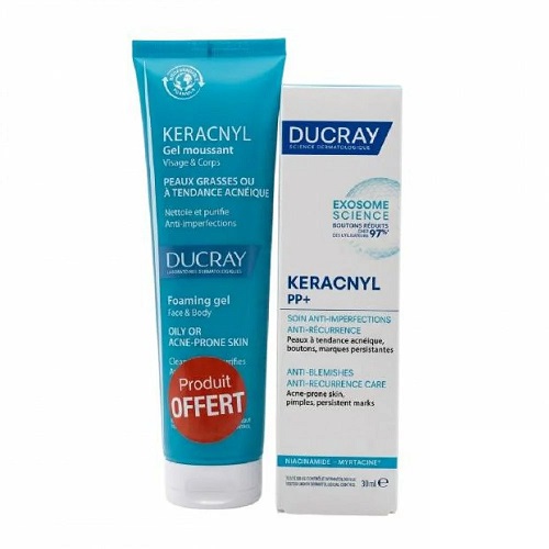 Ducray Keracnyl PP+ & Gel Moussant 100ml Offert