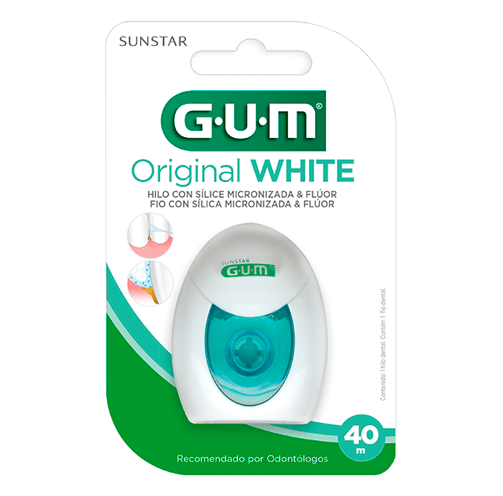 GUM Original White Fil Dentaire 2040 070942303200