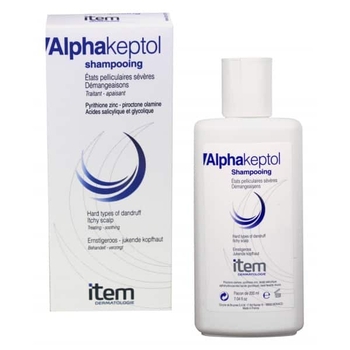 item alphakeptol shampoing pelliculaires severes 200 ml