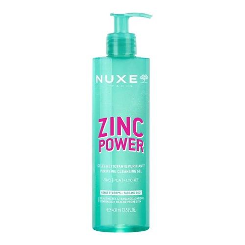 Nuxe Zinc Power Gelée Nettoyante Purifiante 400 ml