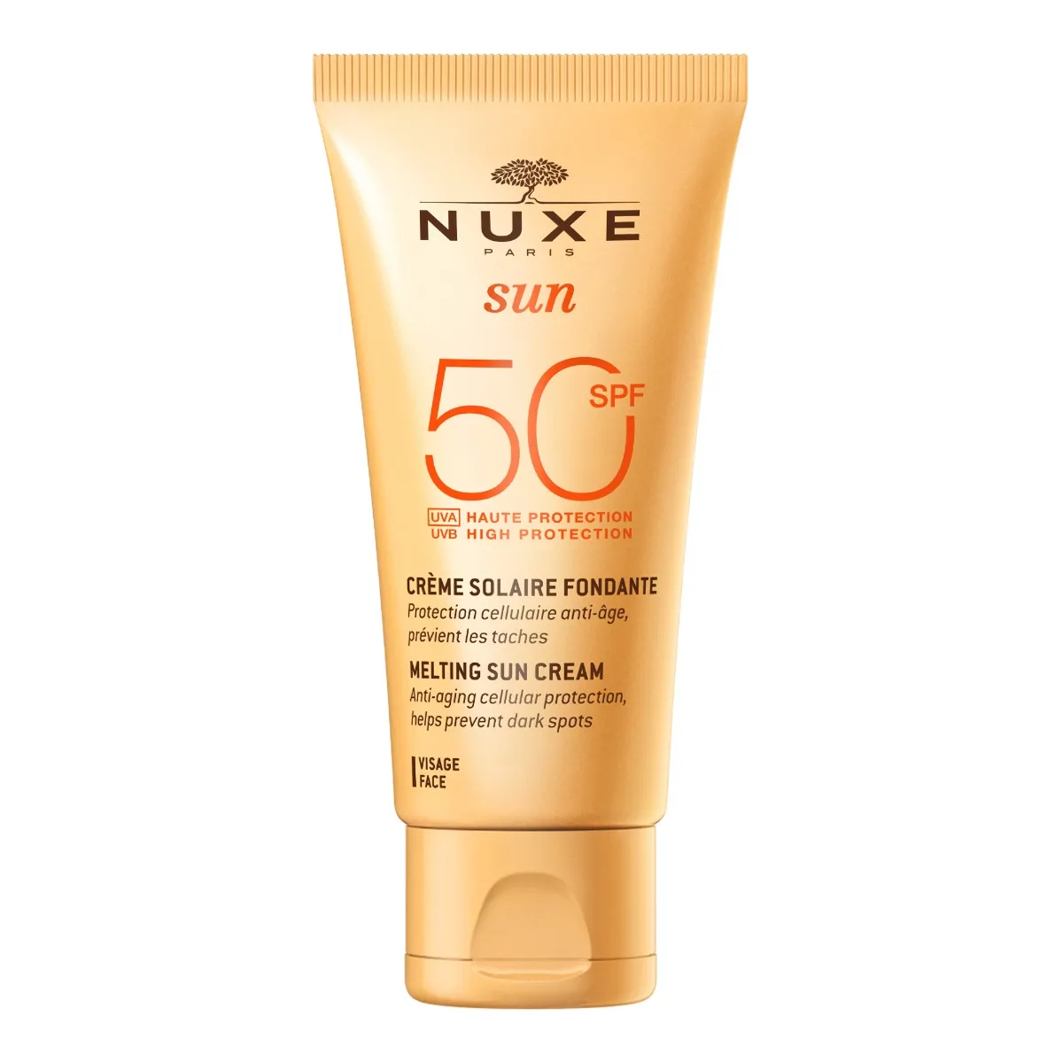 Crème Solaire Fondante SPF50 de Nuxe SUN - Protection et hydratation-3264680006999