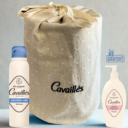 Cavaillès Trousse Déodorant Spray Absorb+ 48H