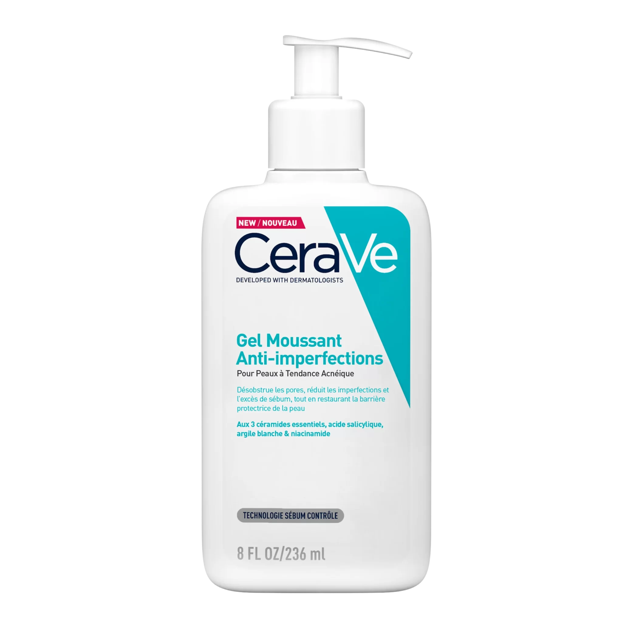 Cerave Le Rouges Cerave gel moussant anti-imperfections à l’acide Salicylique