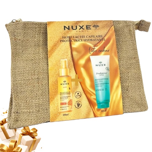 Nuxe Sun Coffret Huile Lactée Capillaire [Gelée Néroli Offerte]