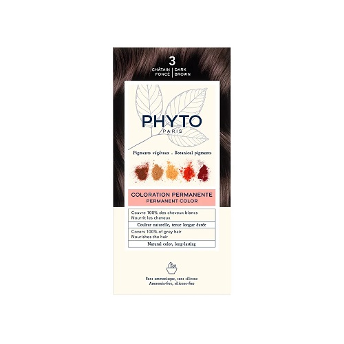 Phyto Color Coloration Permanente Châtain Foncé 3
