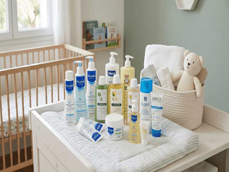 gamme de produits pour bébé