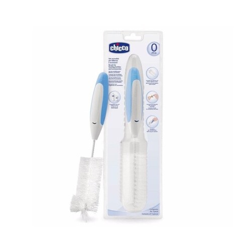 Goupillon Pour Biberon BabyCalin - Avec Petite Brosse Intégrée - Rose