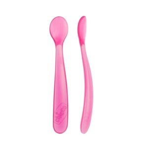 chicco-softly-spoon-rose-cuillères-en-silicone-6m+-8058664061846