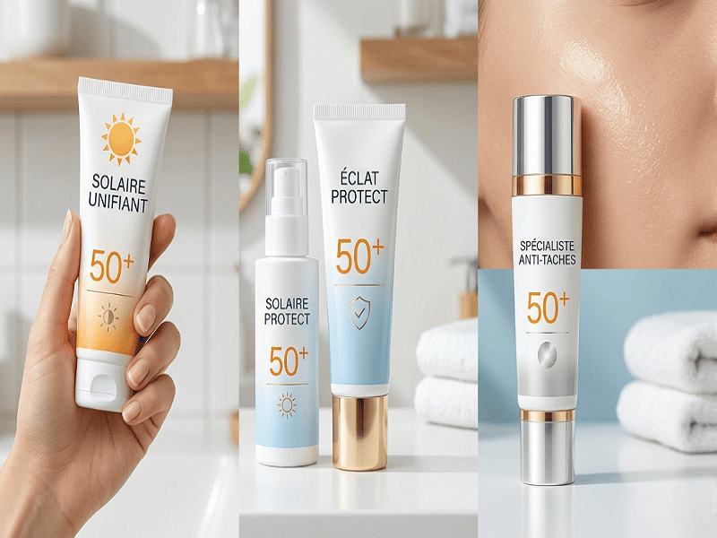 écran solaire éclaircissant