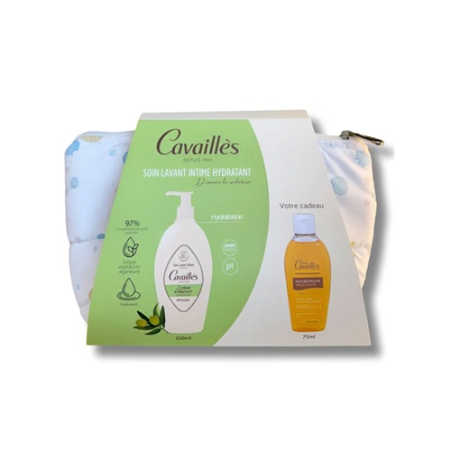 cavailles-trousse-soin-lavant-intime-hydratant-250ml-huile-de-douche-75ml