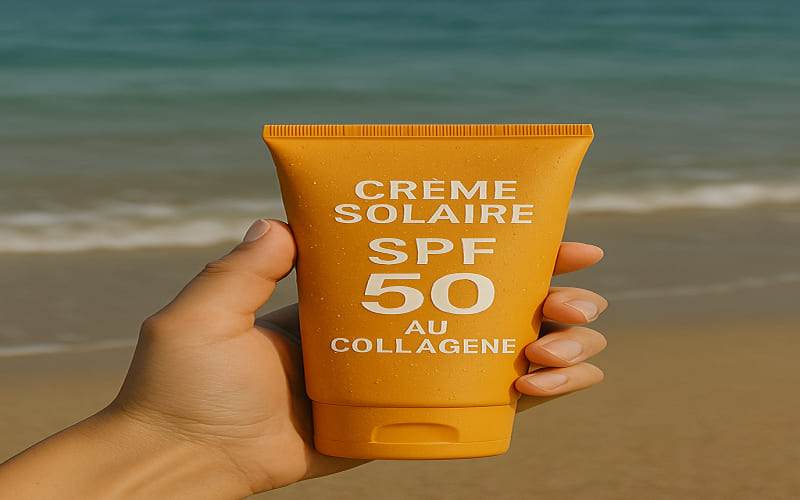 Crème Solaire au Collagène
