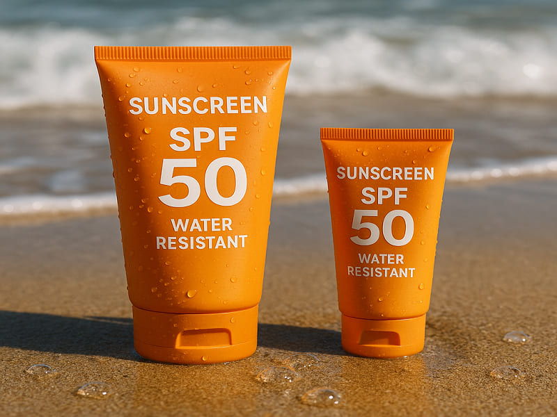 crèmes solaires résistantes à l'eau