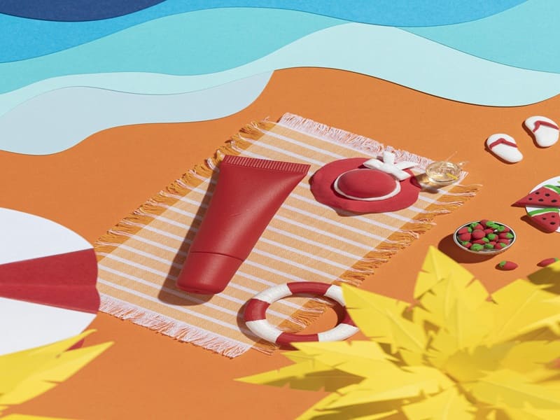 Ecran solaire fluide