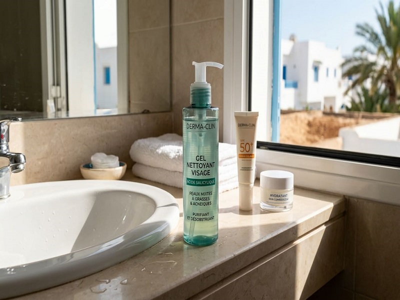 Gel nettoyant avec acide salicylique