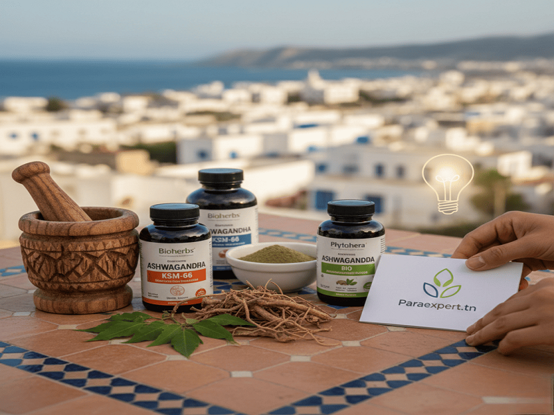 Ashwagandha en parapharmacie en Tunisie