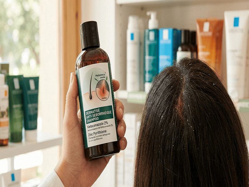 shampoing contre la dermite séborrhéique
