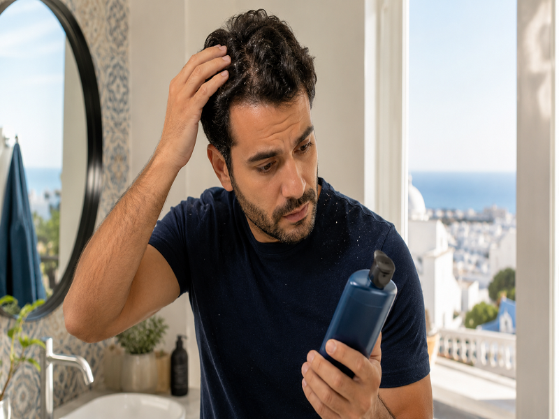 Shampoing antipelliculaire pour homme