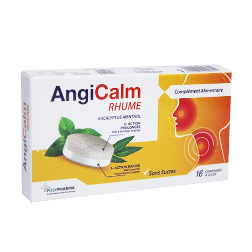 Angicalm Rhume Eucalyptus Menthol Sans Sucre