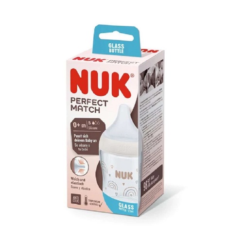 Nuk Biberon Perfect Match Température Control Mickey 0M+ S 120 ml