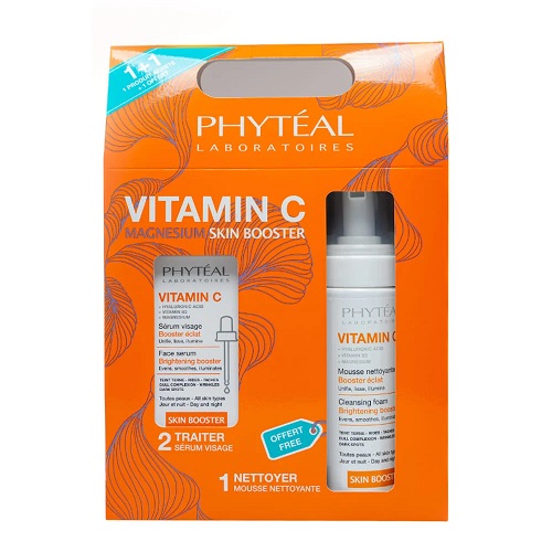 Phyteal Coffret Sérum Vitamin C + Mousse Offerte