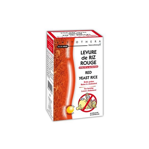 Phytothera Levure de Riz Rouge 30 Gélules