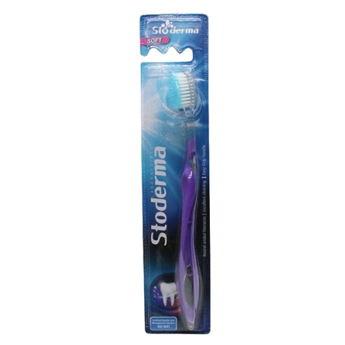 Stoderma Brosse à Dents Souple Violet
