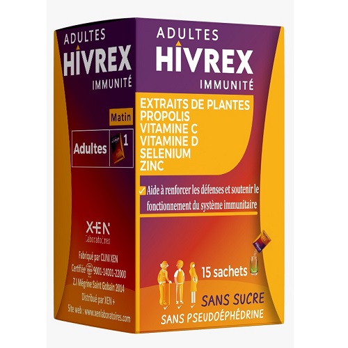 Xen Hivrex Immunité Adultes 15 Sachets