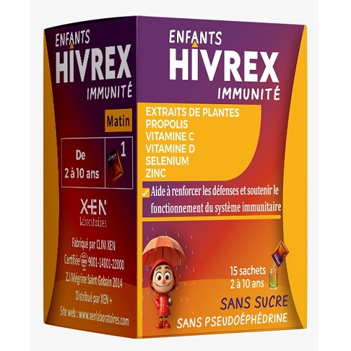 Xen Hivrex Immunité Enfants 15 Sachets