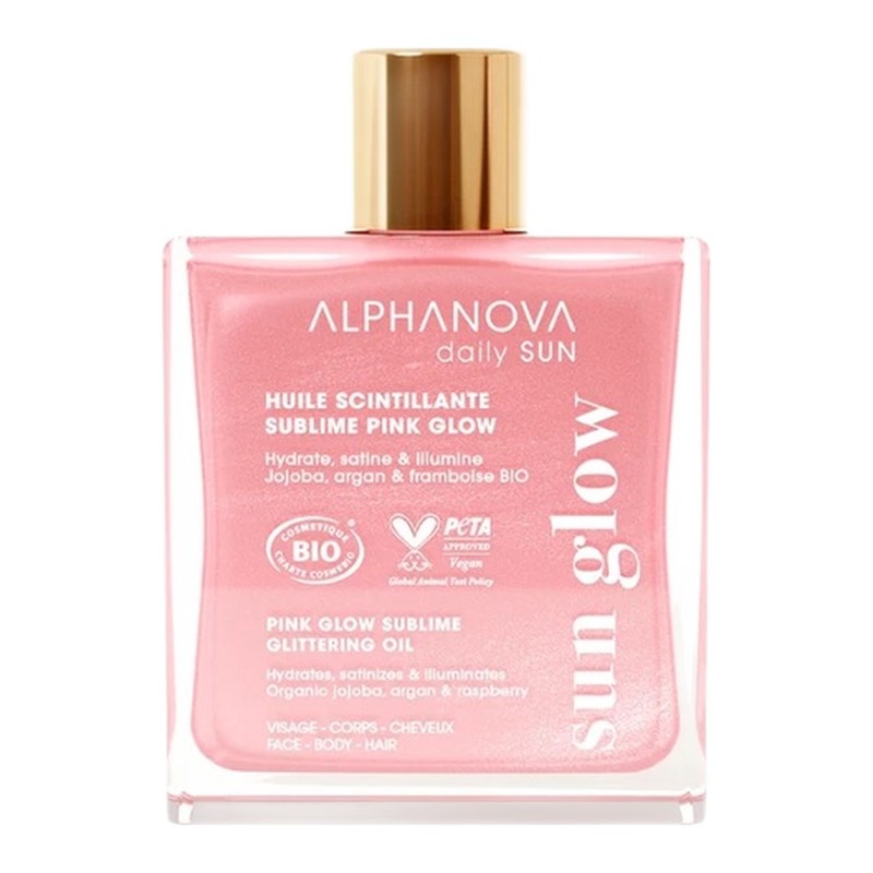 Alphanova Huile Scintillante Sublime Pink Glow 50 ml