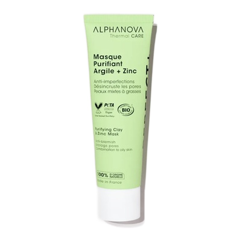 Alphanova Thermal Care Perfect+ Masque Purifiant Argile & Zinc 50 ml
