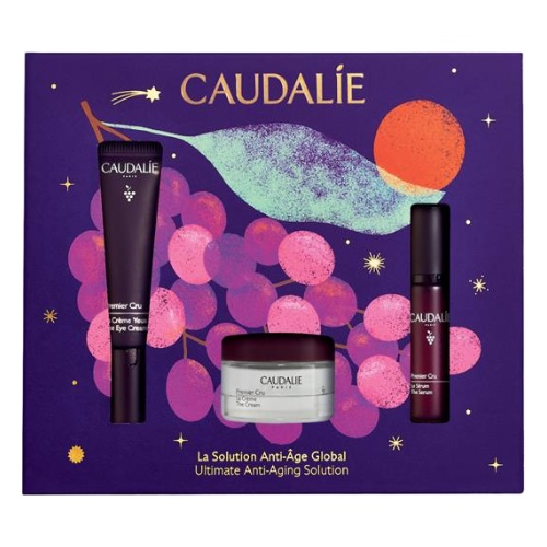 Caudalie Premier Cru Coffret La Solution Anti-Âge Global [Crème Yeux + La Crème + Le Sérum]