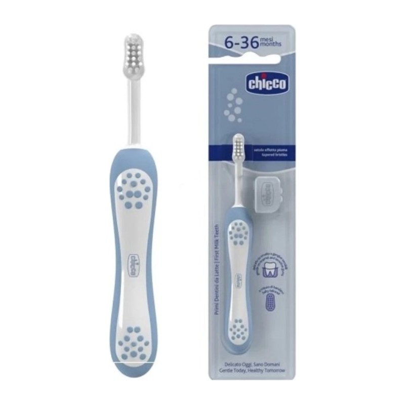 Chicco Brosse à Dent Premières Dents Indigo 6-36M