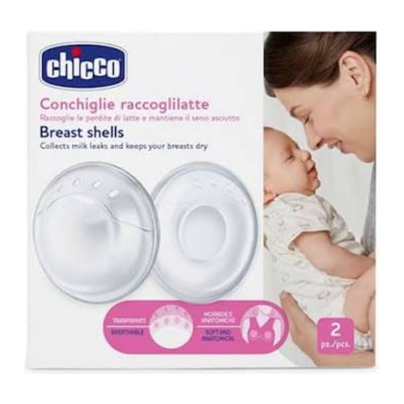 Chicco Coquilles de Collecte de Lait Maternel