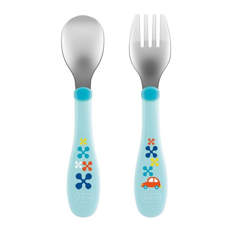 Chicco Couverts Métal 18M+ Boy