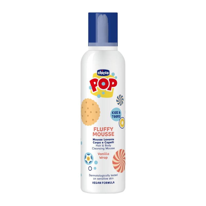 Chicco Pop Fluffy Mousse Cheveux & Corps 200 ml - 8058664180103