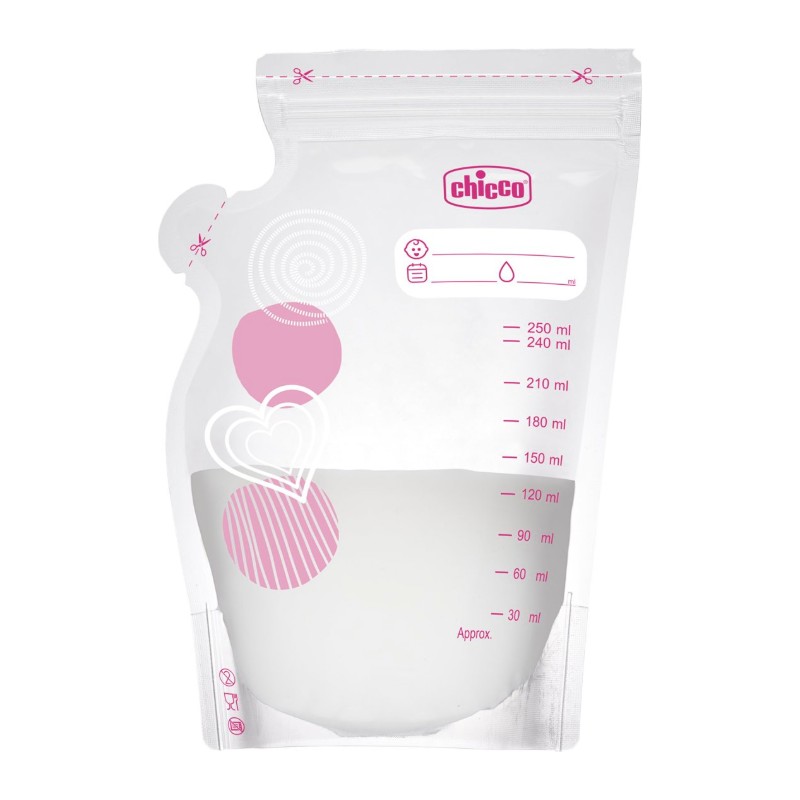 Chicco Sachets de Conservation du Lait 250ml