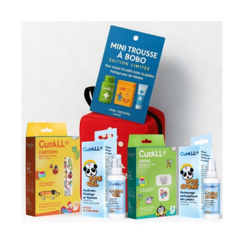 CurALL Mini Trousse à Bobos 22 Pièces