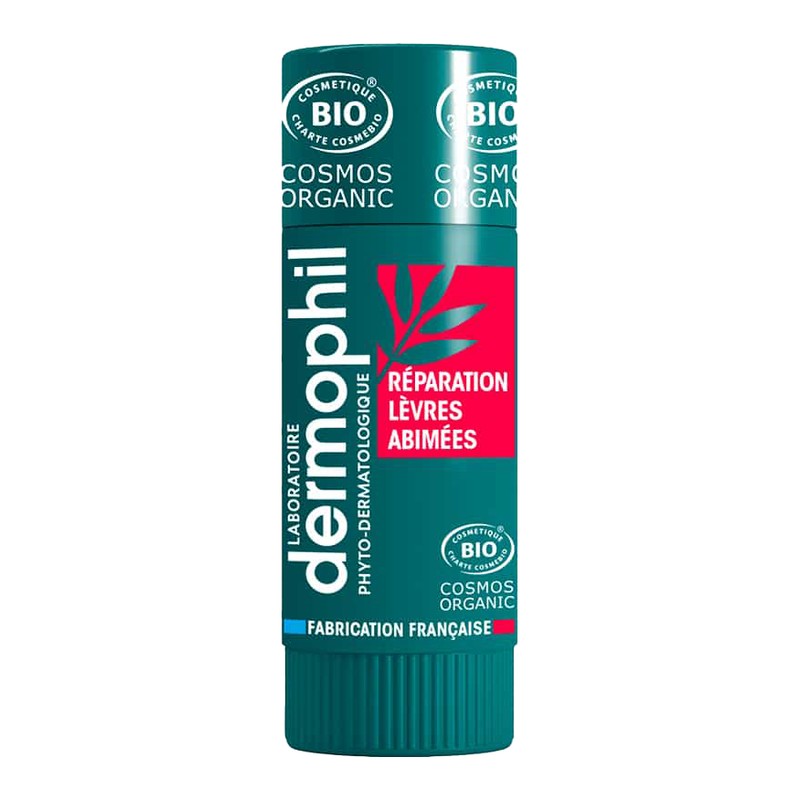 Dermophil Stick Lèvres Réparation Abîmées Bio 4 g - 3700322004478