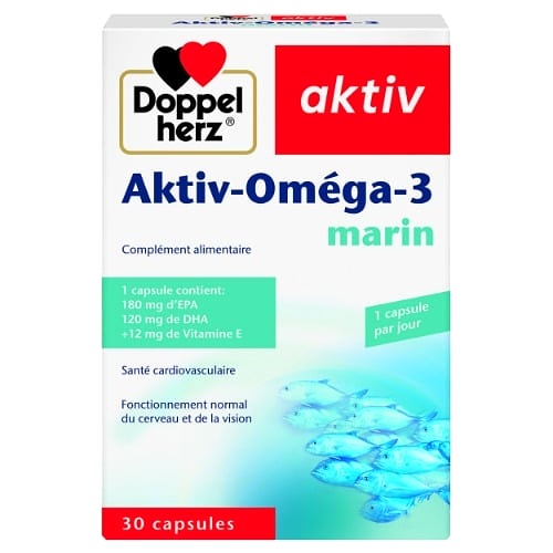 Doppelherz Aktiv Oméga-3 Marin 30 Capsules