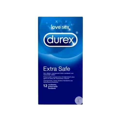Durex Extra Safe Préservatifs Plus Épais B/12