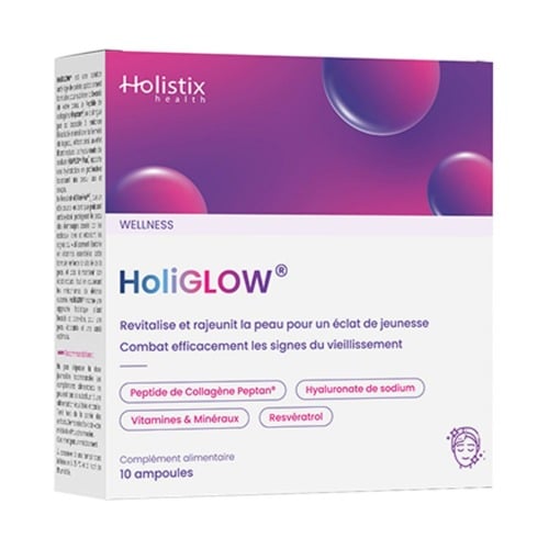 Holistix HoliGLOW Éclat de Peau 10 Ampoules