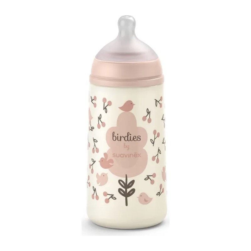 Suavinex Biberon SX Pro Plastique Anti-Colic 3M+ Rose 270ml