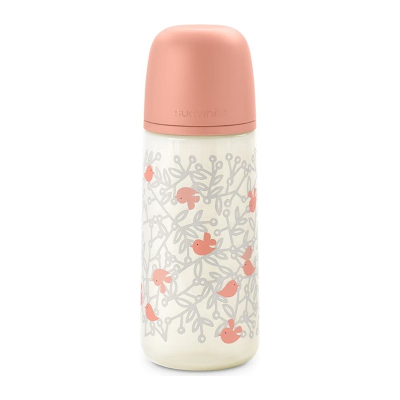 Suavinex Biberon SX Pro Plastique Anti-Colic 6M+ Rose 360ml