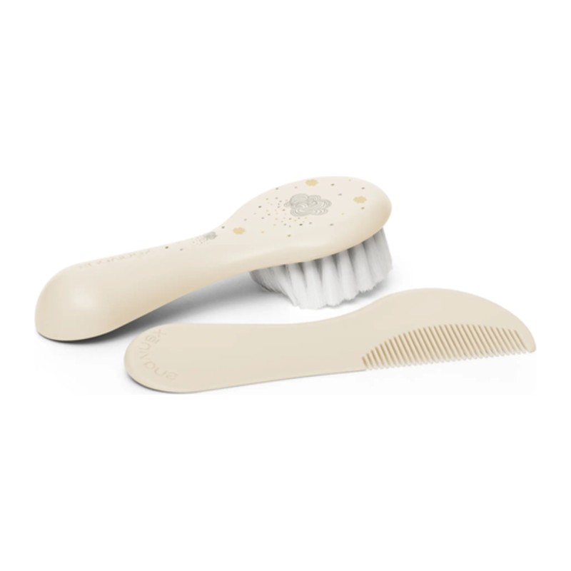 Suavinex Brosse et Peigne Bébé Beige