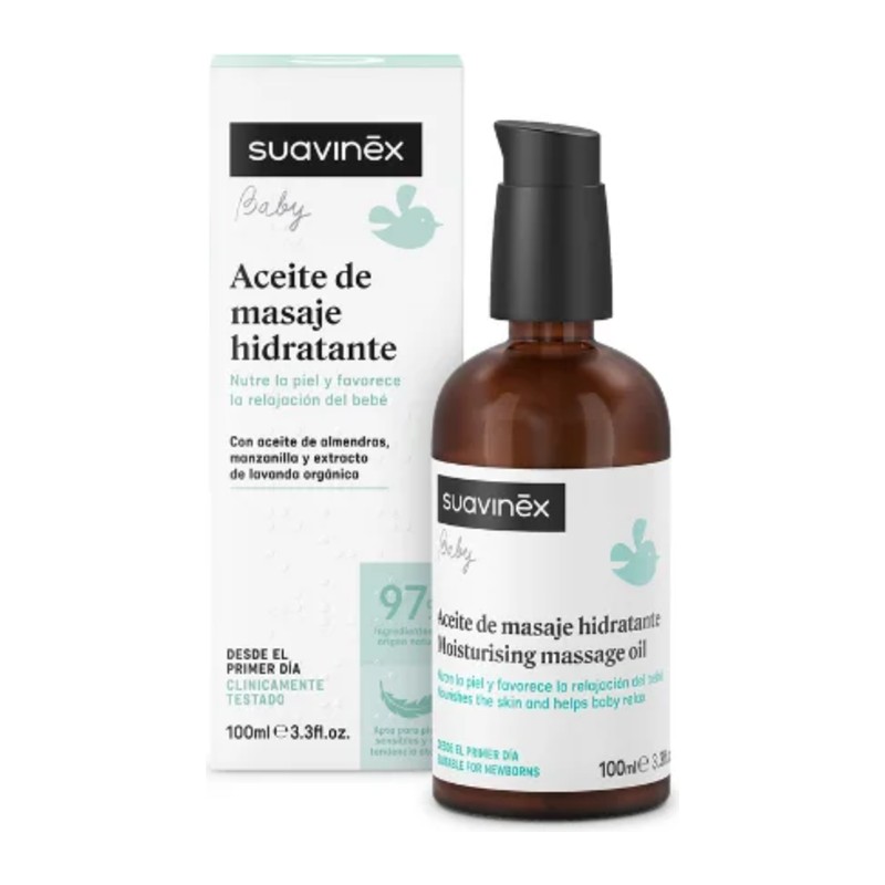 Suavinex Huile de Massage Hydratante Bébé 100 ml