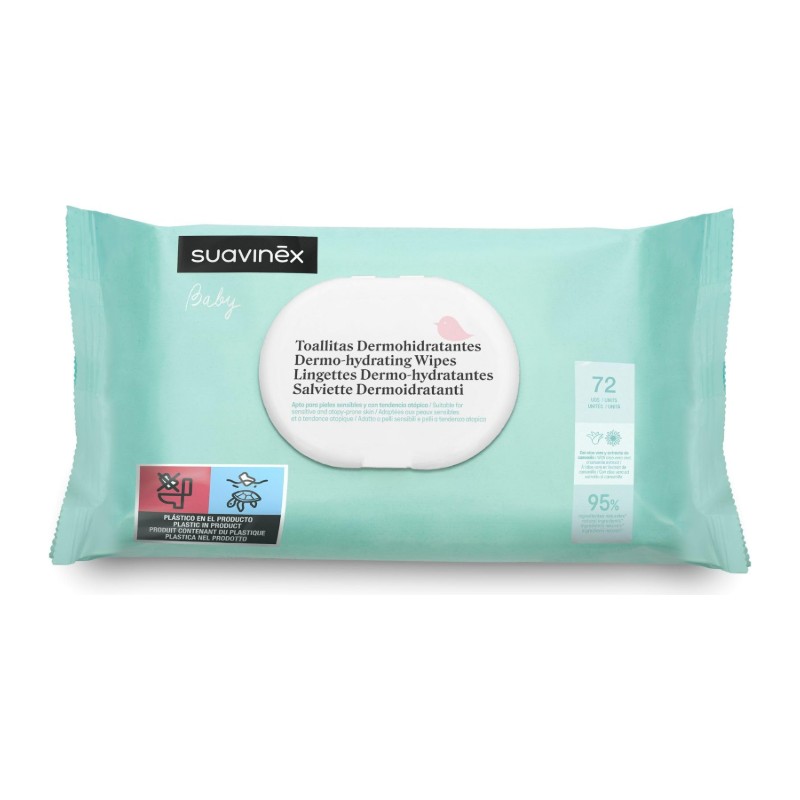 Suavinex Lingettes Bébé Dermo Hydratante B/72