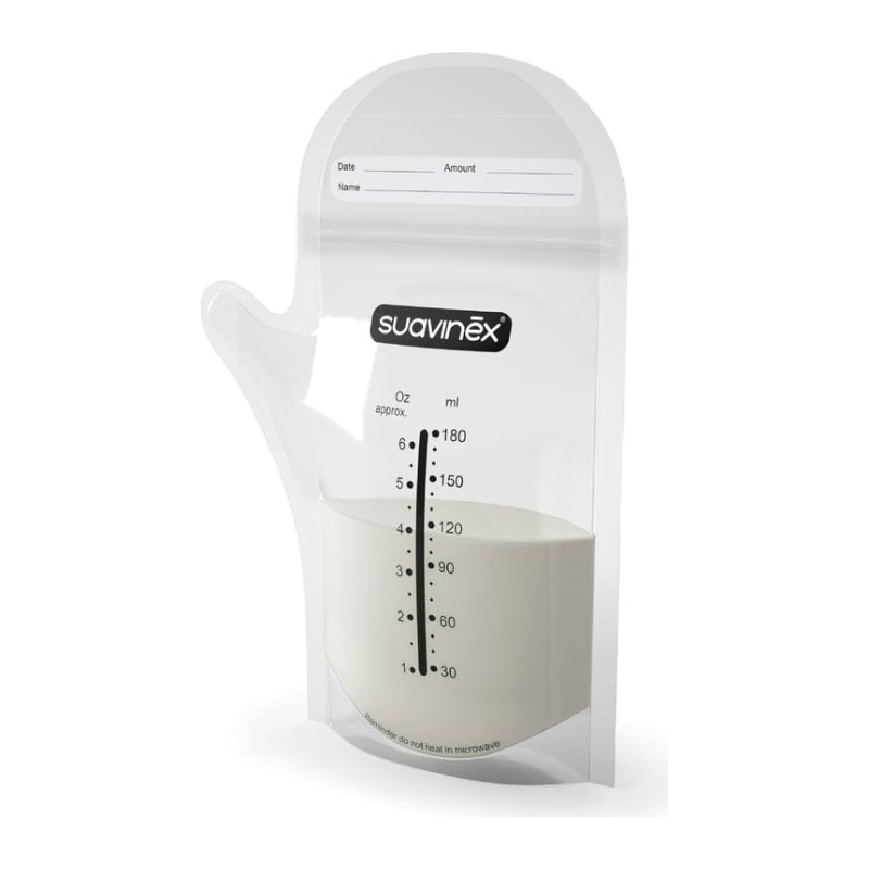 Suavinex Sachet de Conservation du Lait 180 ml B/25