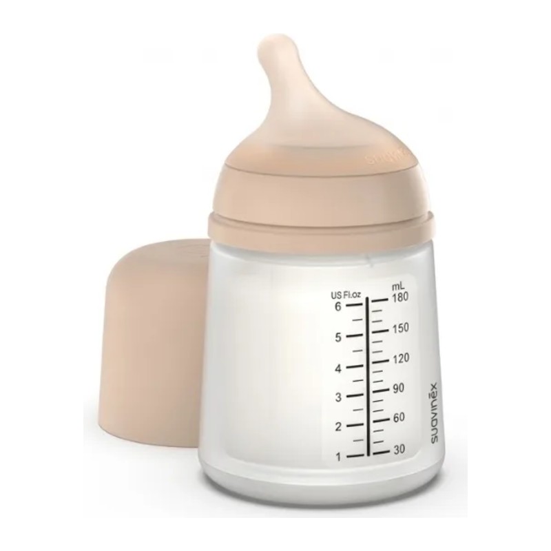 Suavinex Zero Zero Biberon Anti-Colique Light Débit Lent 0M+ 180 ml